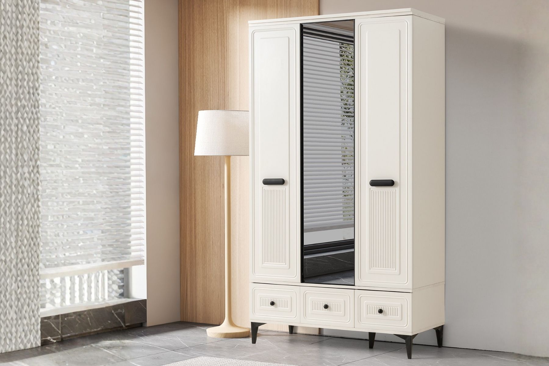 Laska 3 Kapılı Gardırop 