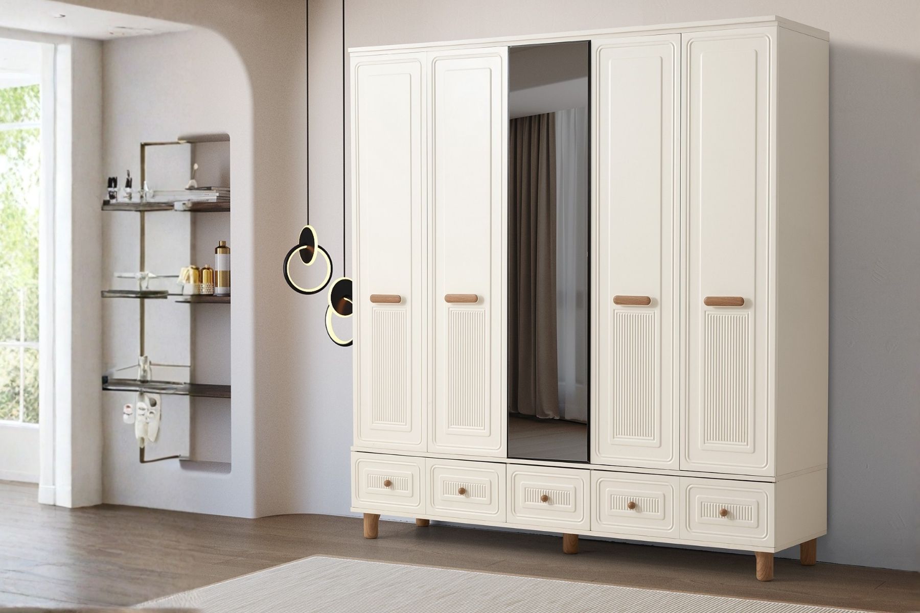 Laska 5 Kapılı Gardırop