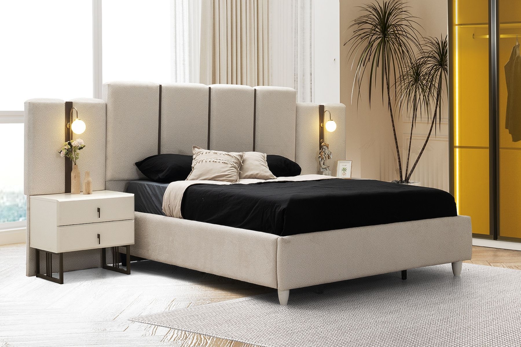 Luvre Bazalı Karyola