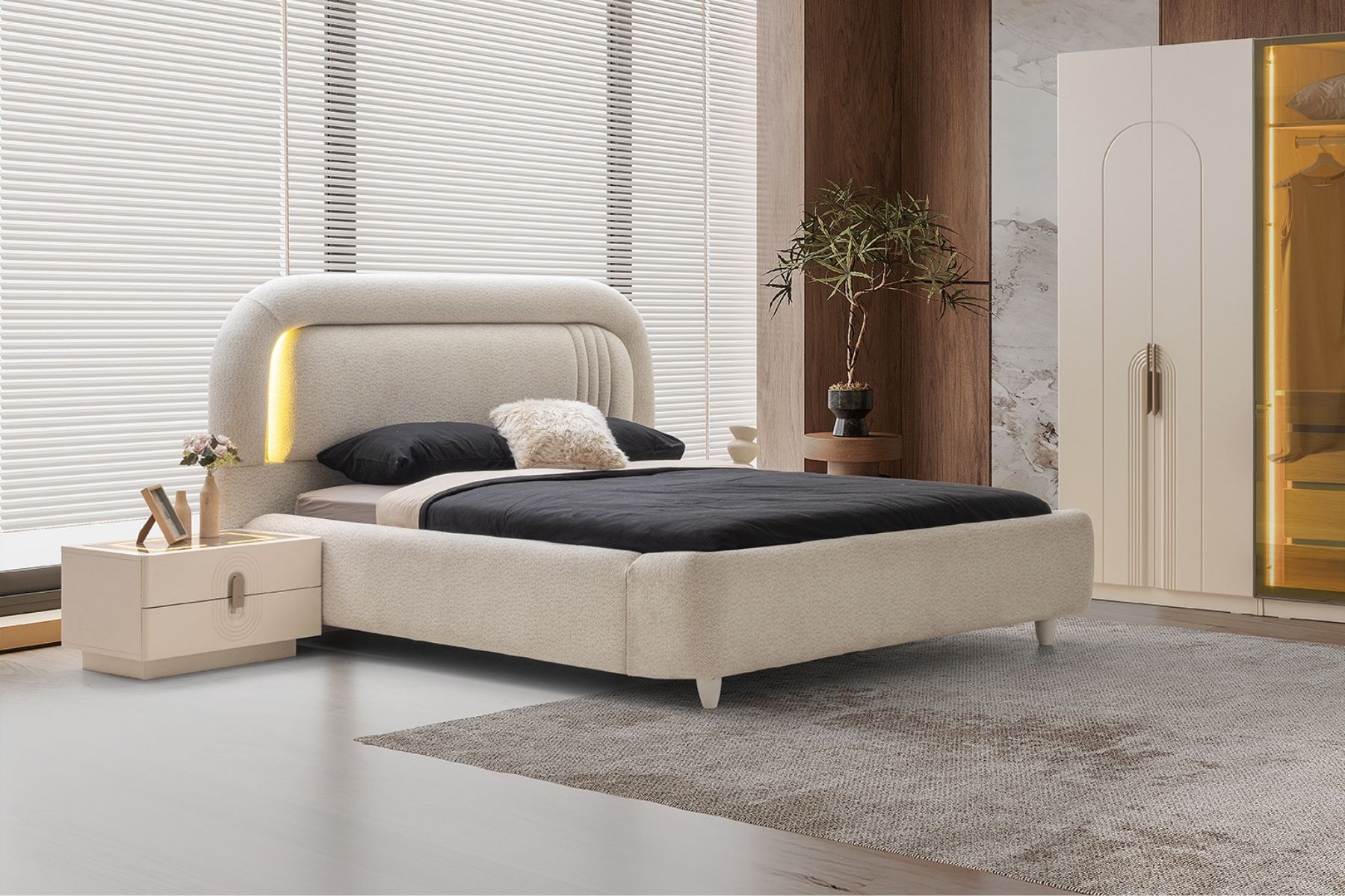 Falun Bazalı Karyola 