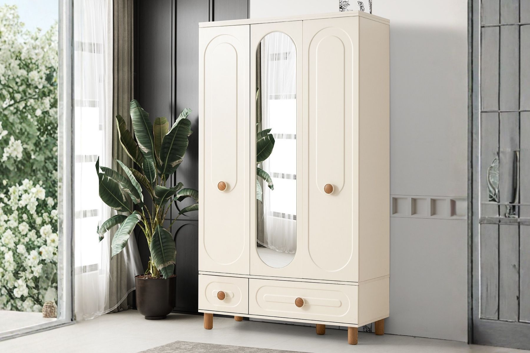 Pars 3 Kapılı Gardırop 