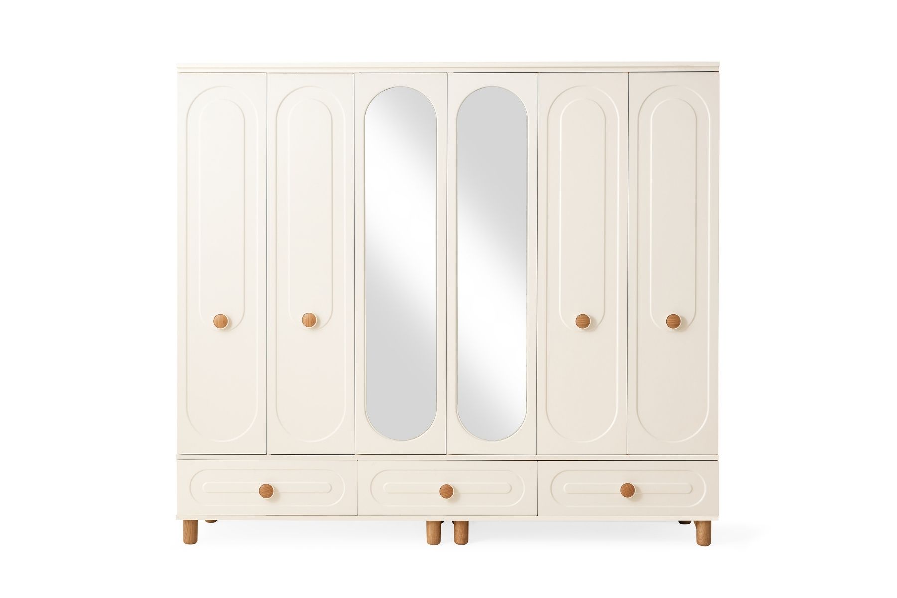 Pars 6 Kapılı Gardırop 