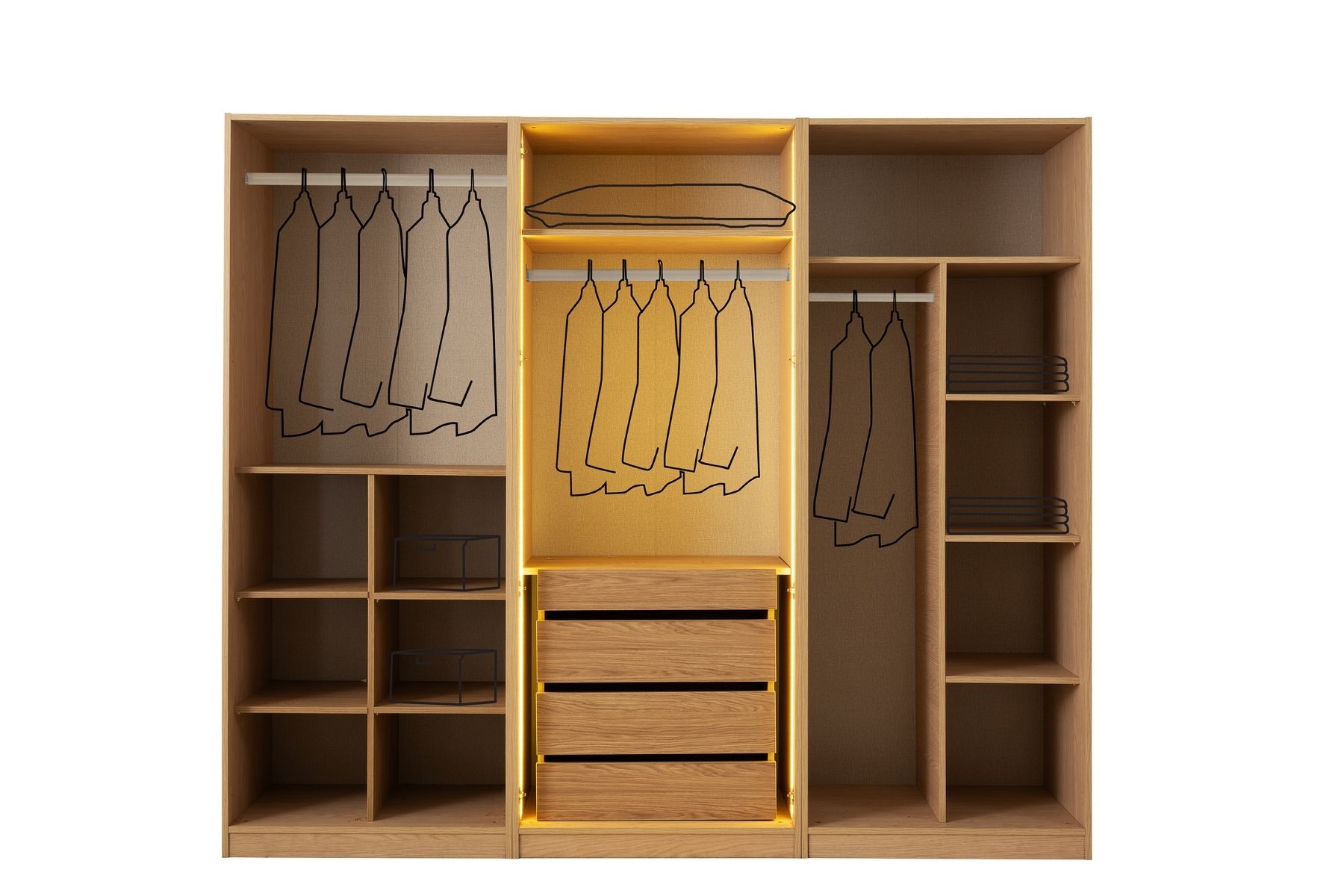 Lanis 6 Kapılı Yatak Odası Takımı 