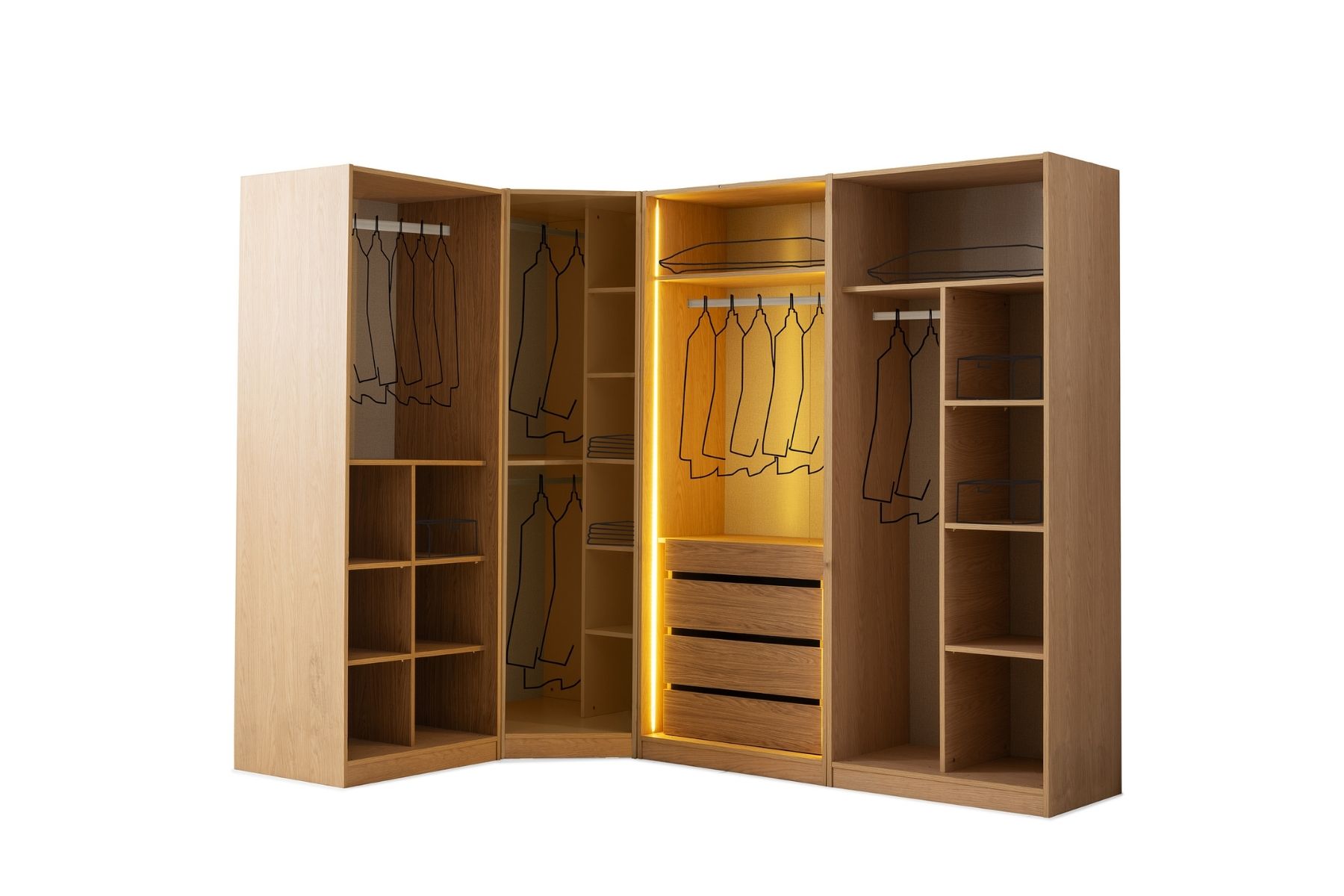 Lanis Köşe Yatak Odası Takımı