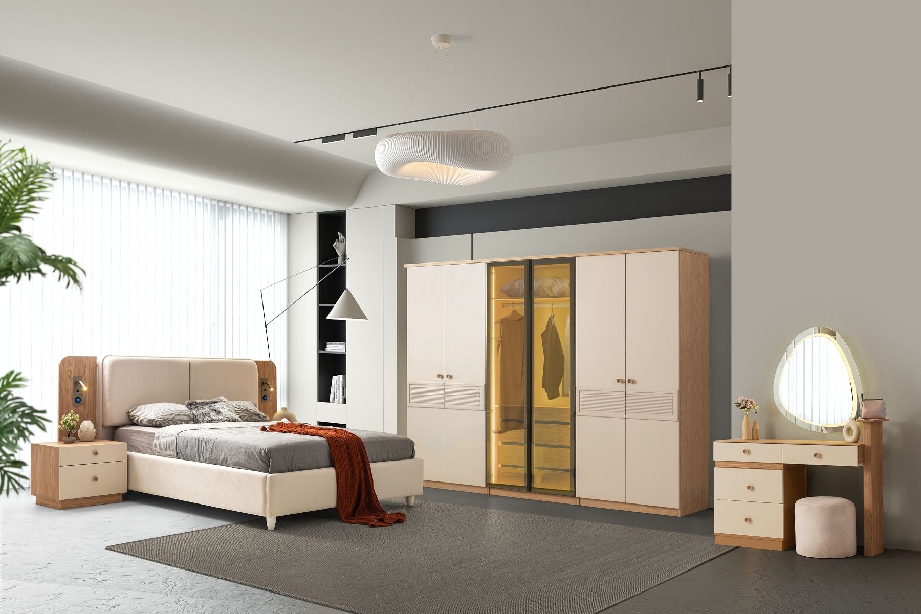 Lanis 6 Kapılı Yatak Odası Takımı 