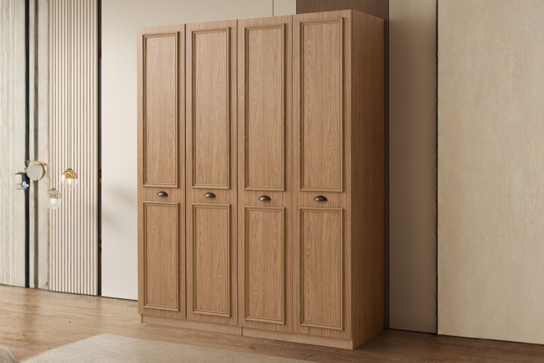 Merlin 4 Kapılı Gardırop 