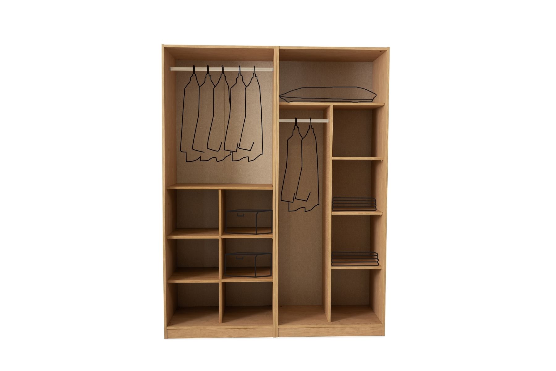 Merlin 4 Kapılı Gardırop 