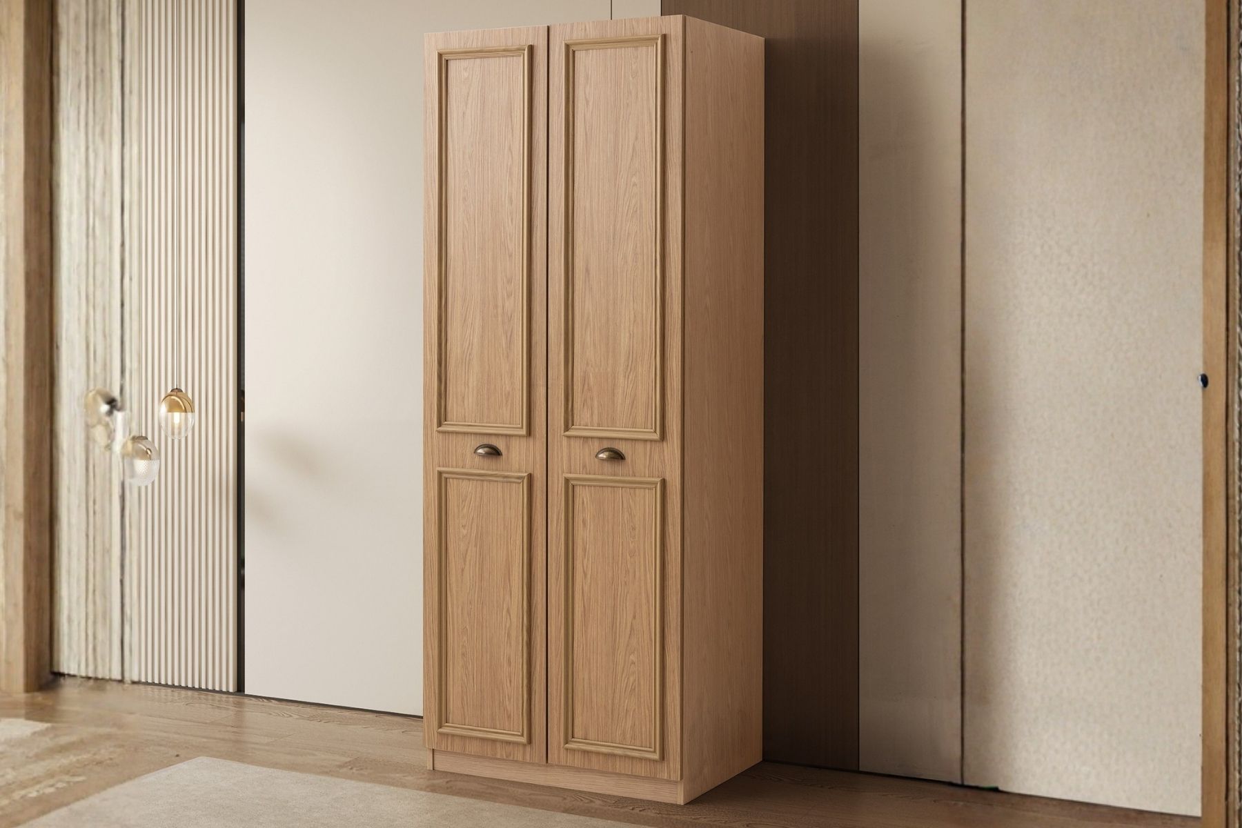 Merlin 2 Kapılı Gardırop 