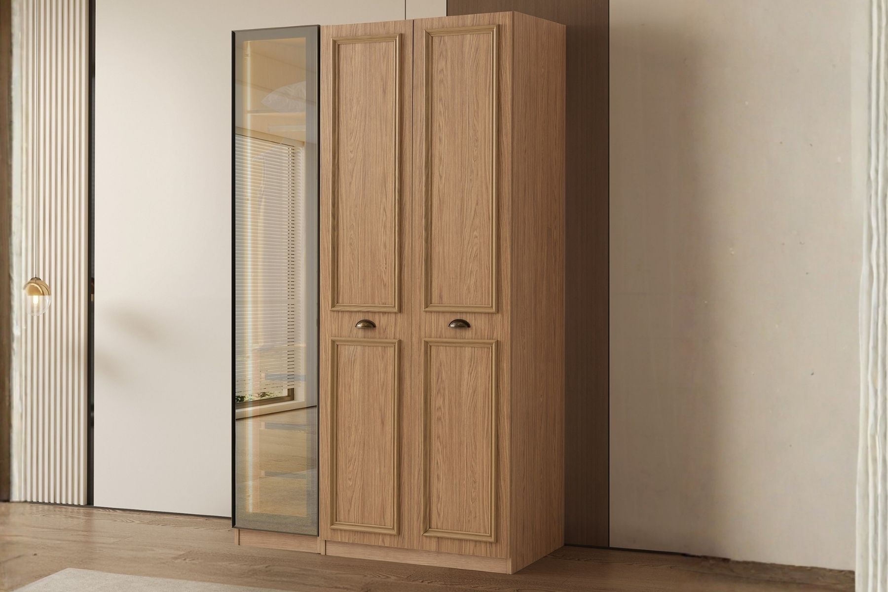 Merlin 3 Kapılı Gardırop 