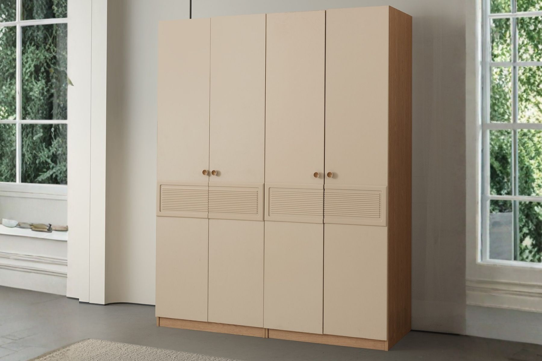 Lanis 4 Kapılı Gardırop 