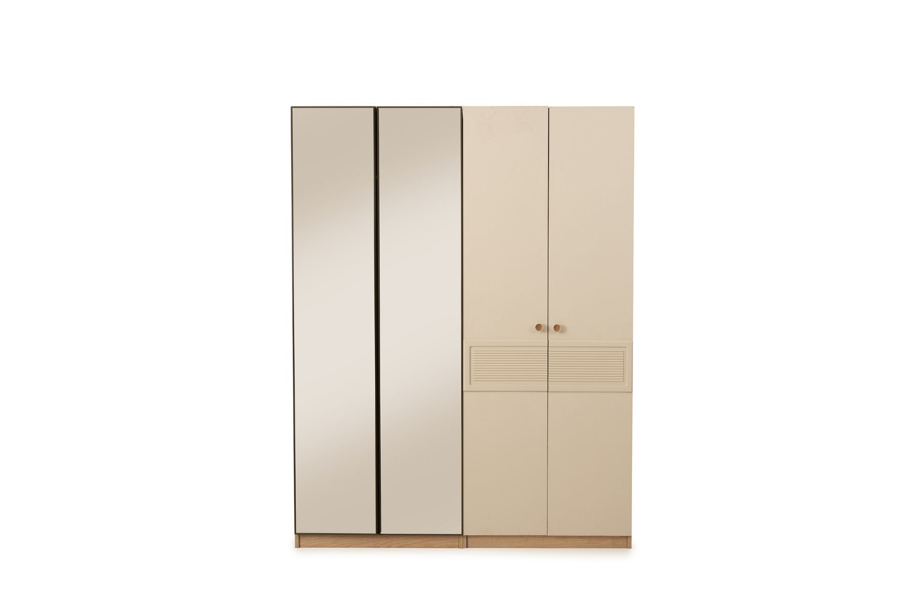 Lanis 4 Kapılı Reflekte Camlı Gardırop 