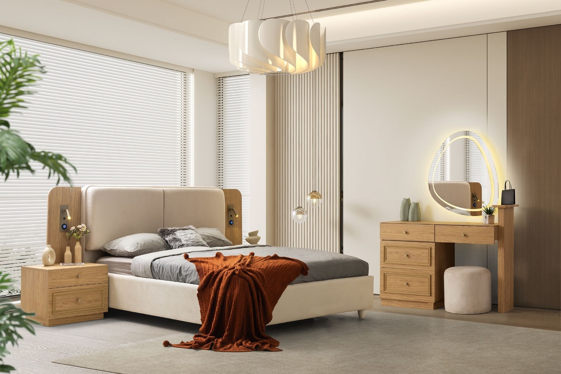 Katre 6 Kapılı Yatak Odası Takımı