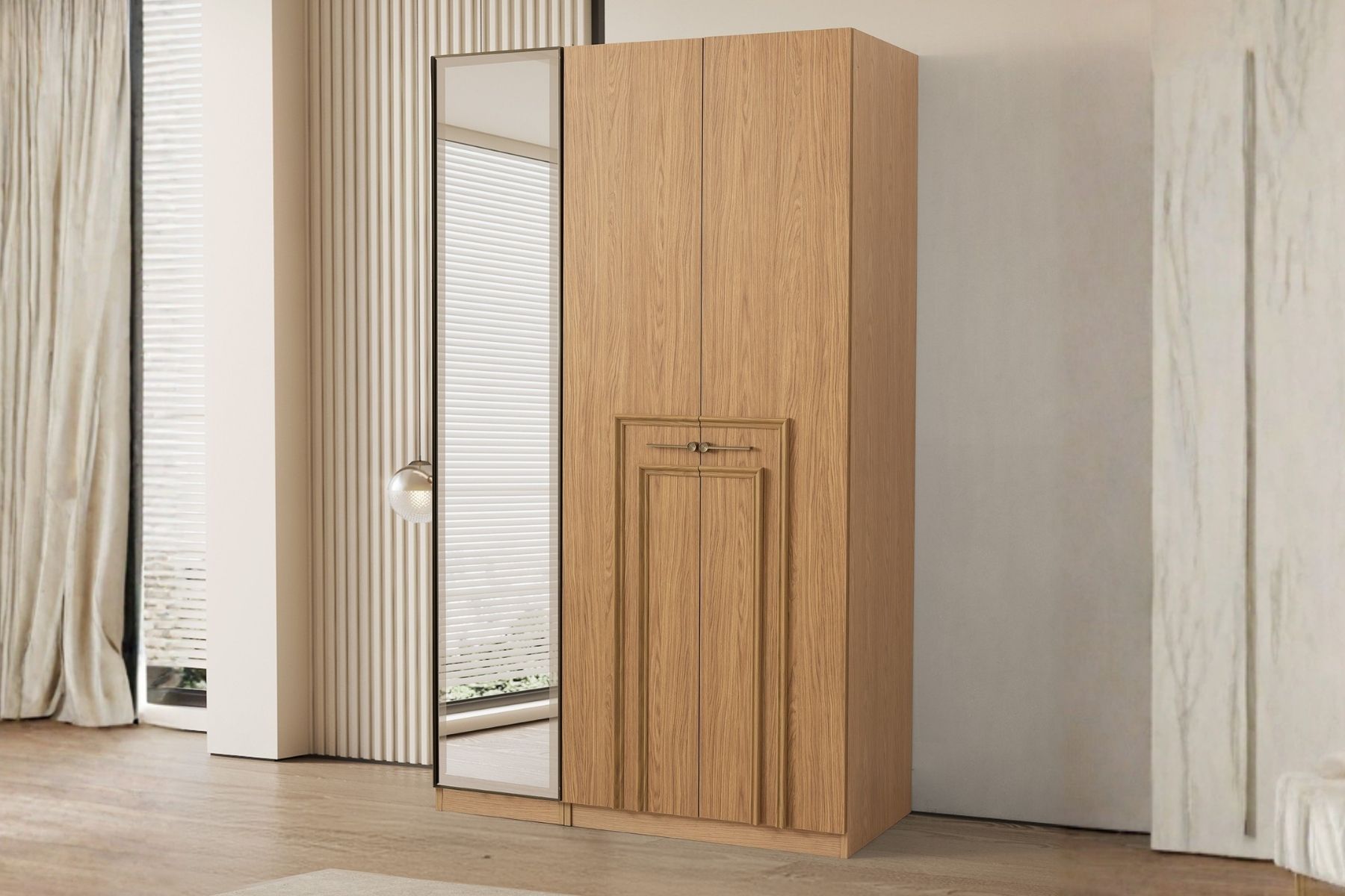 Katre 3 Kapılı Gardırop