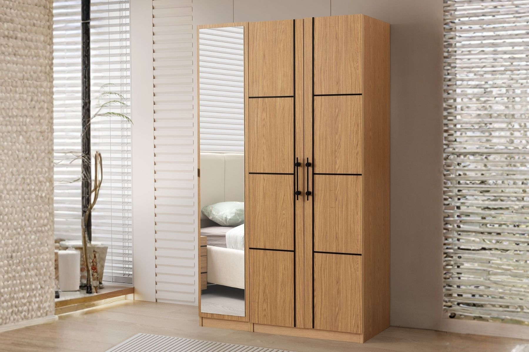 Keops 3 Kapılı Gardırop 