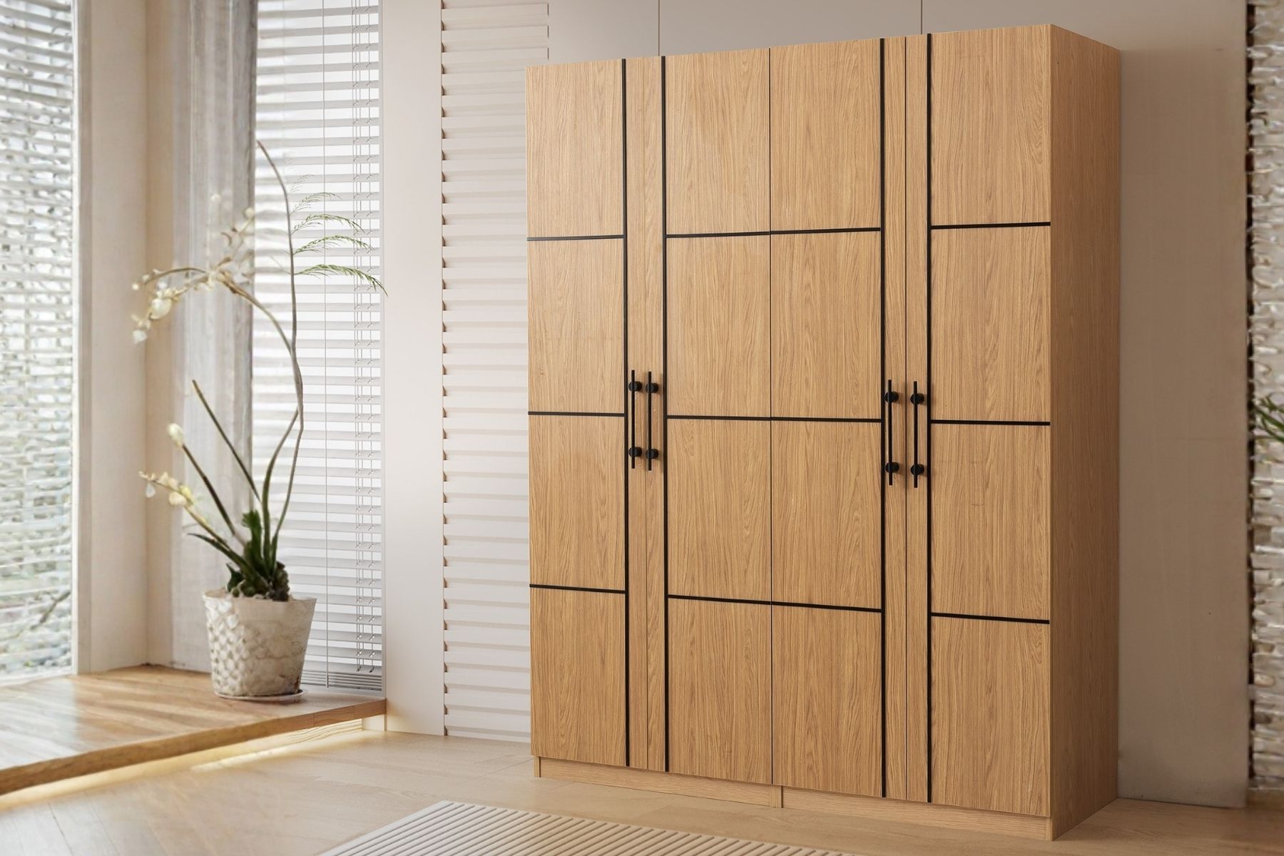 Keops 4 Kapılı Gardırop 