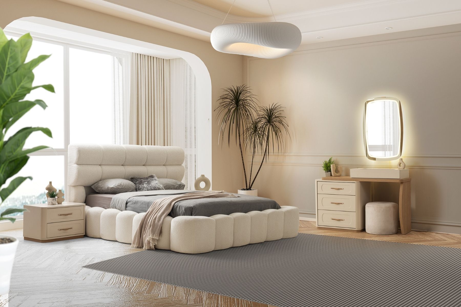 Ravon 6 Kapılı Yatak Odası Takımı 