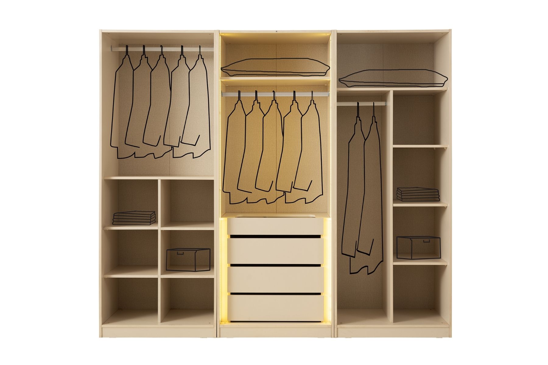 Strada 6 Kapılı Yatak Odası Takımı 