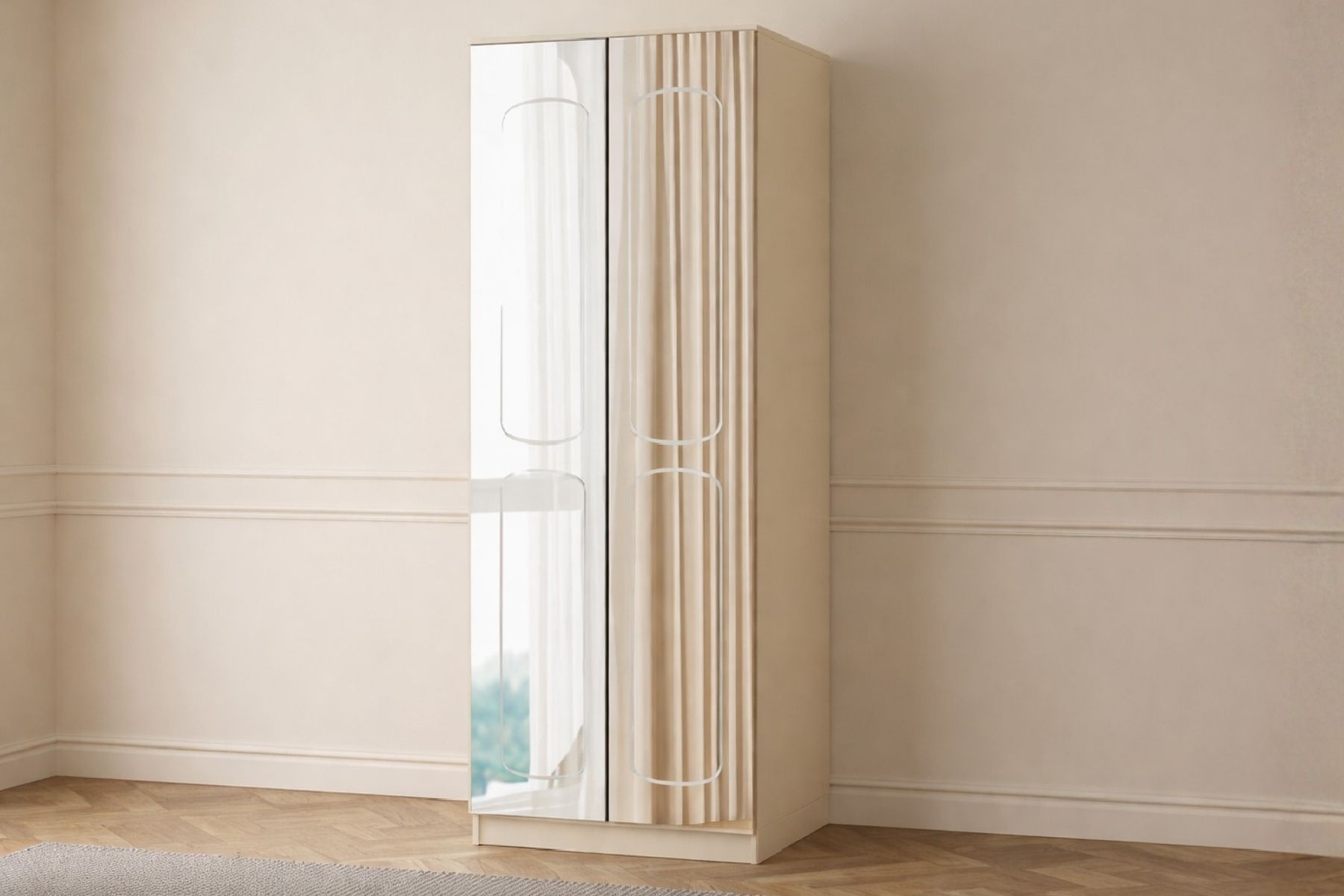 Teresa 2 Kapılı Aynalı Gardırop 