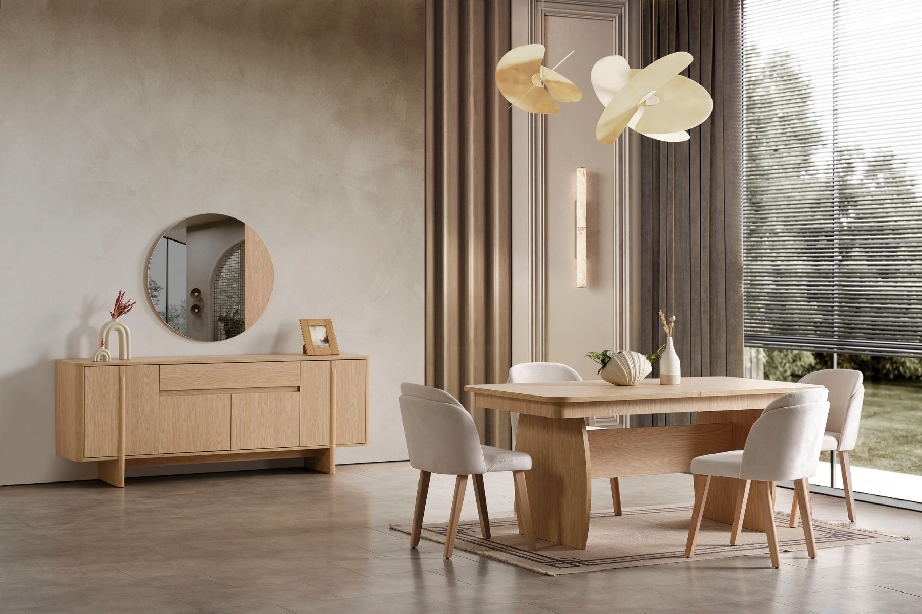 Shine Yemek Odası Takımı 