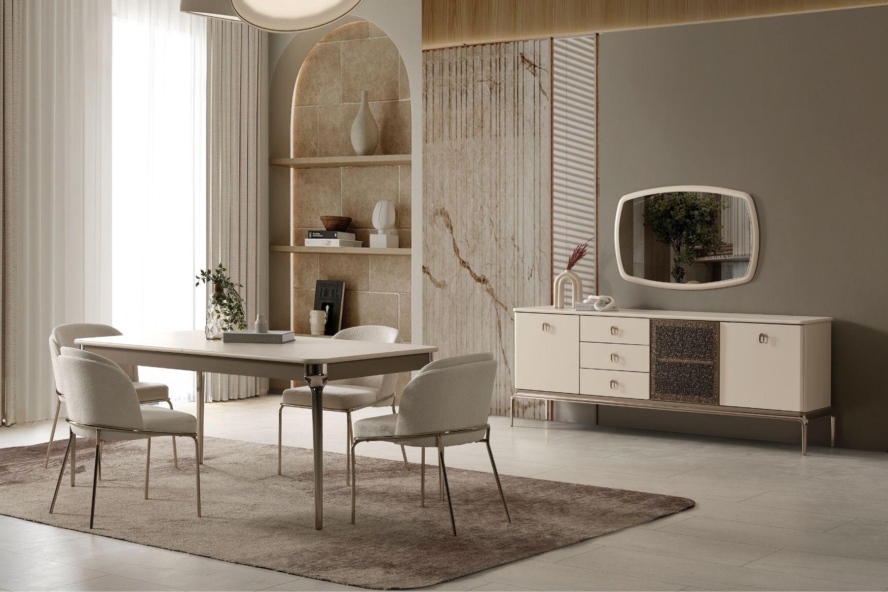 Vinza Lux Yemek Odası Takımı