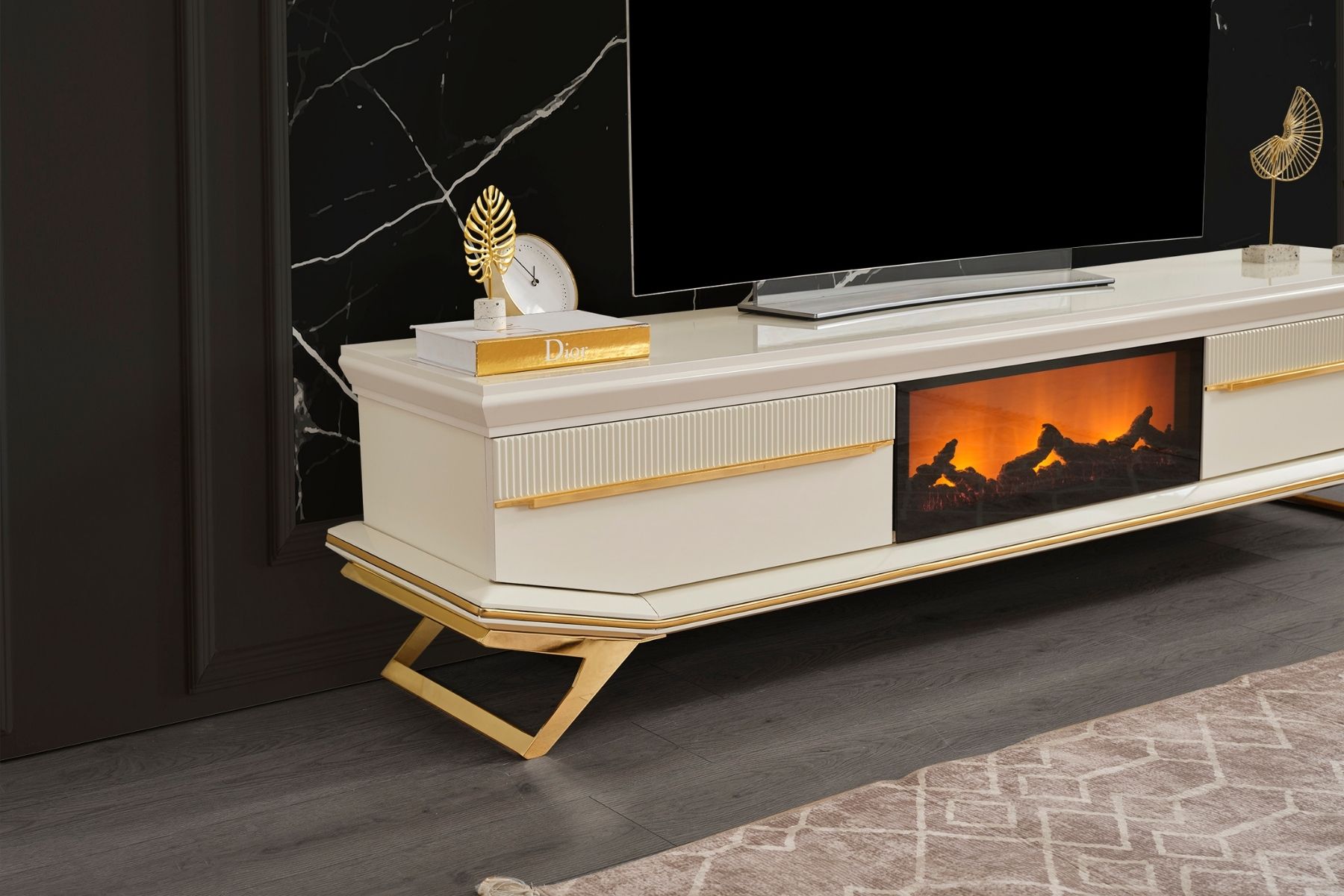 Heaven Şömineli Tv Sehpası 