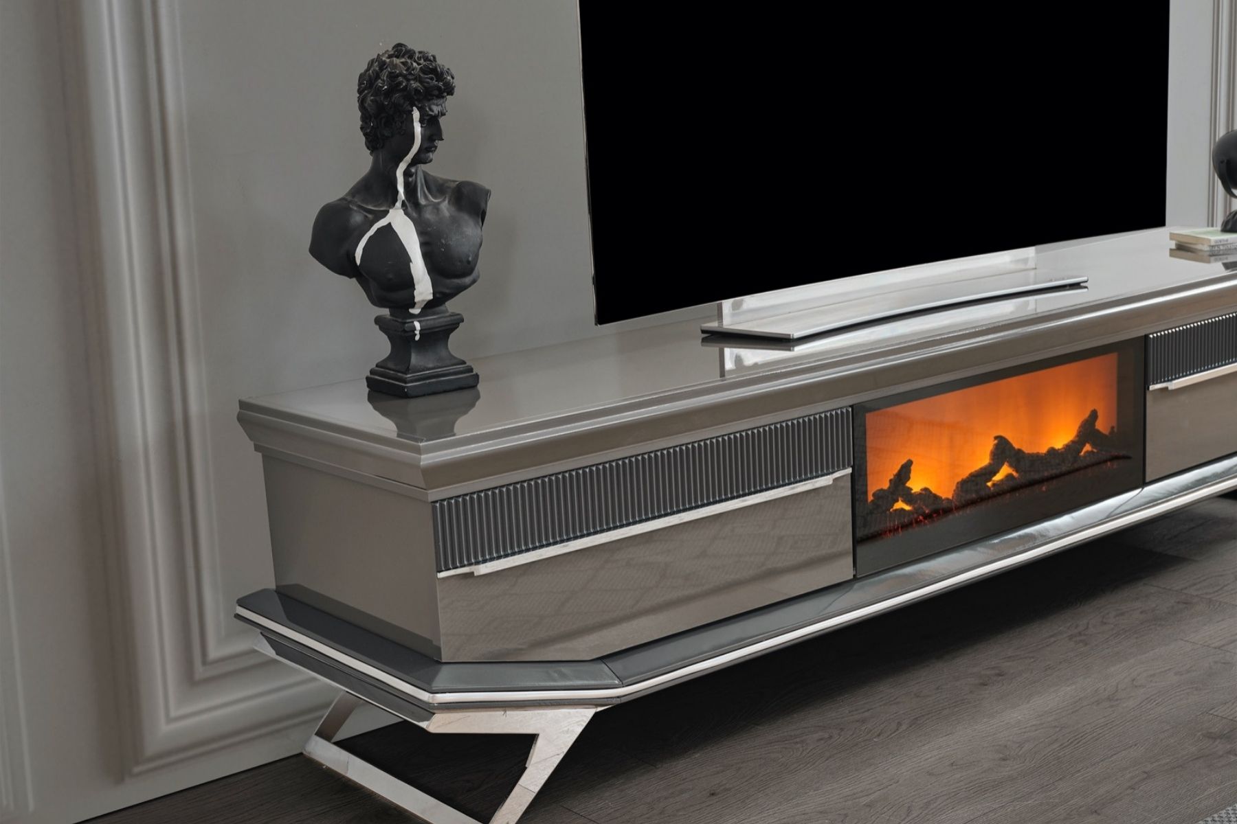 Asia Şömineli Tv Sehpası