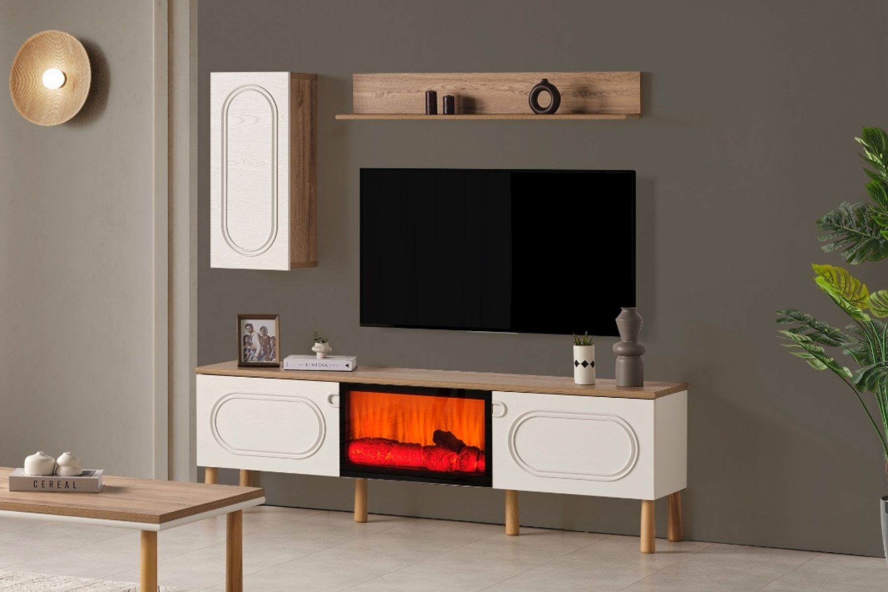 Under Şömineli Tv Ünitesi