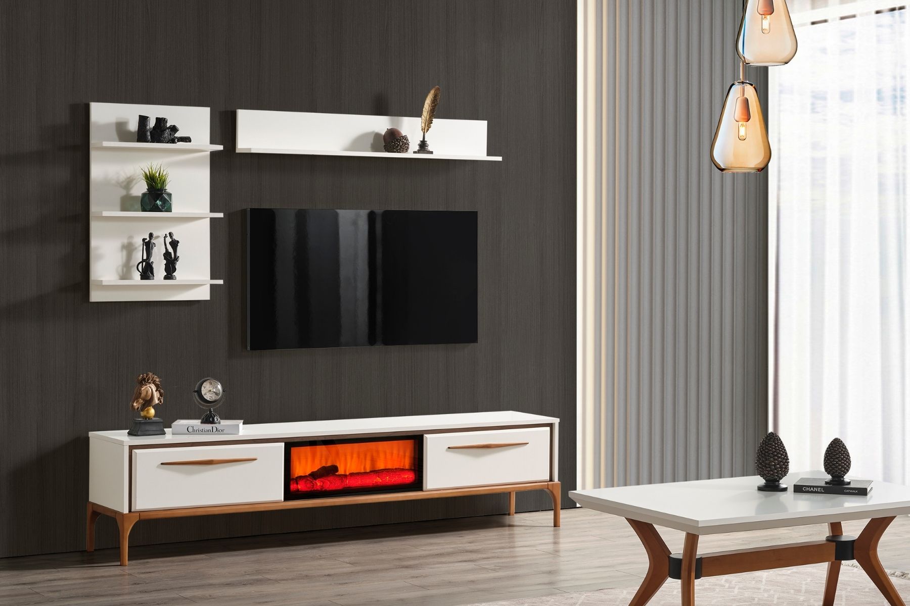 Story Şömineli Tv Ünitesi