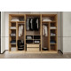 Bend Walnut 6 Kapılı Reflekte Camlı Yatak Odası Takımı