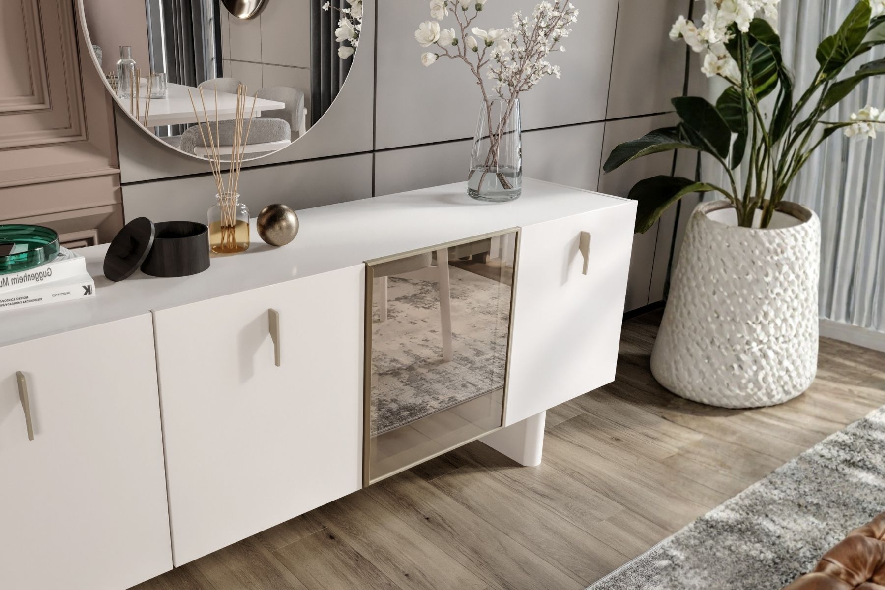 Bend Moon Yemek Odası Takımı