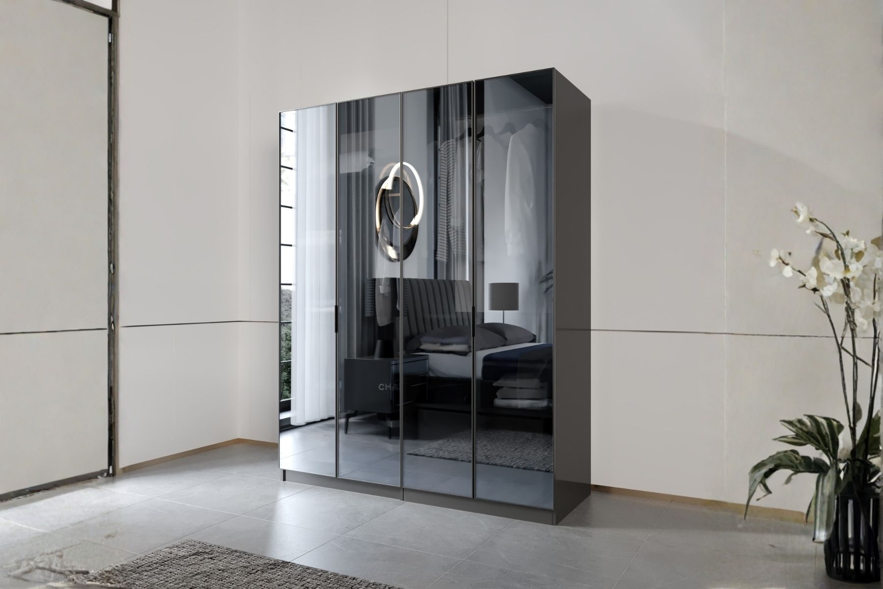 Roof 4 Kapılı Gardırop