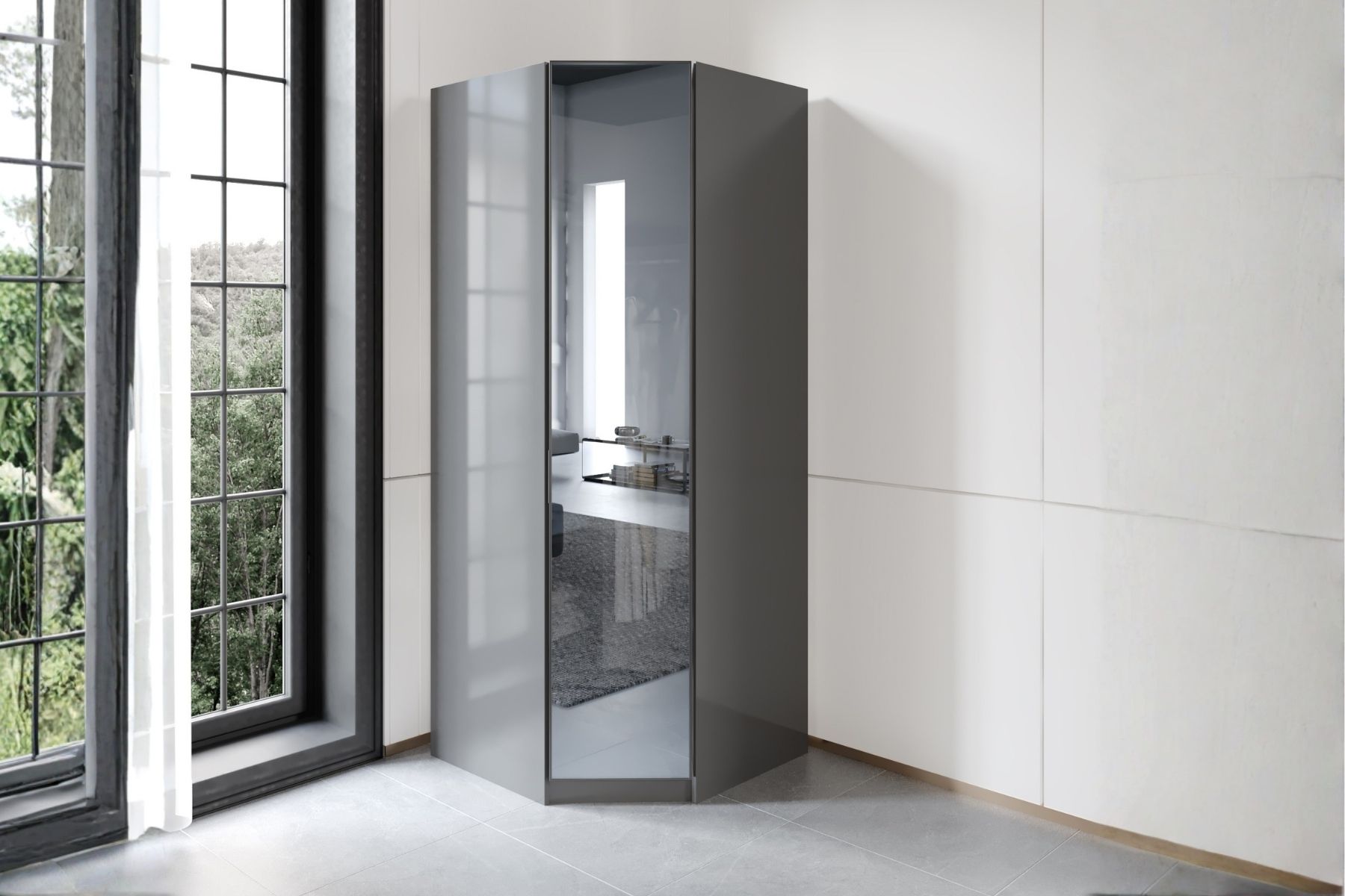 Roof 8 Kapılı Köşe Gardırop