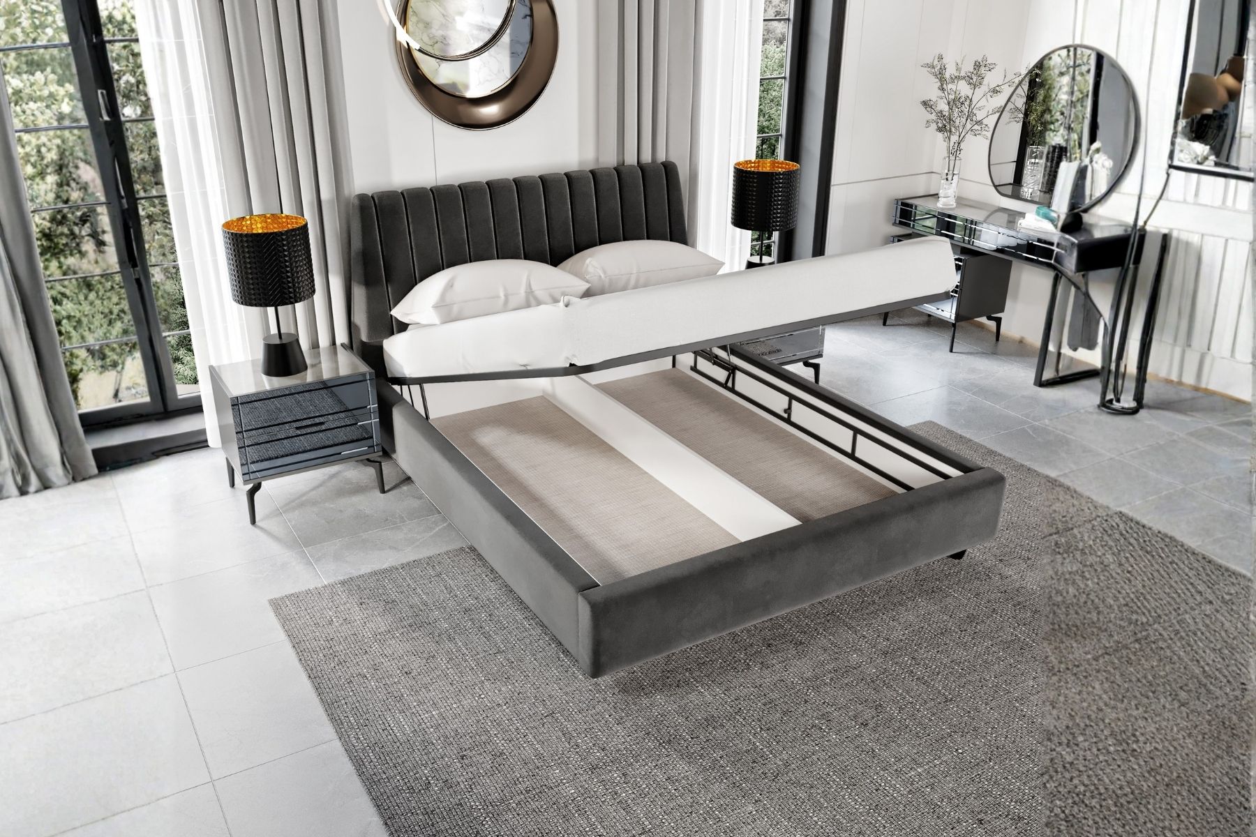 Roof Bazalı Karyola