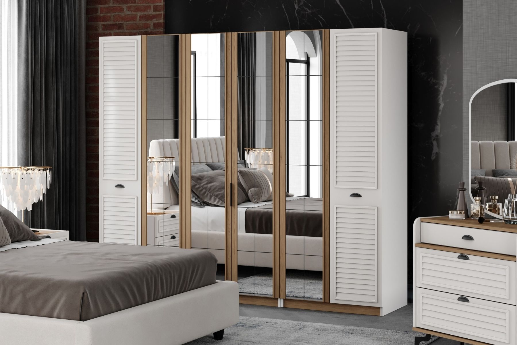 Dras 6 Kapılı Yatak Odası Takımı