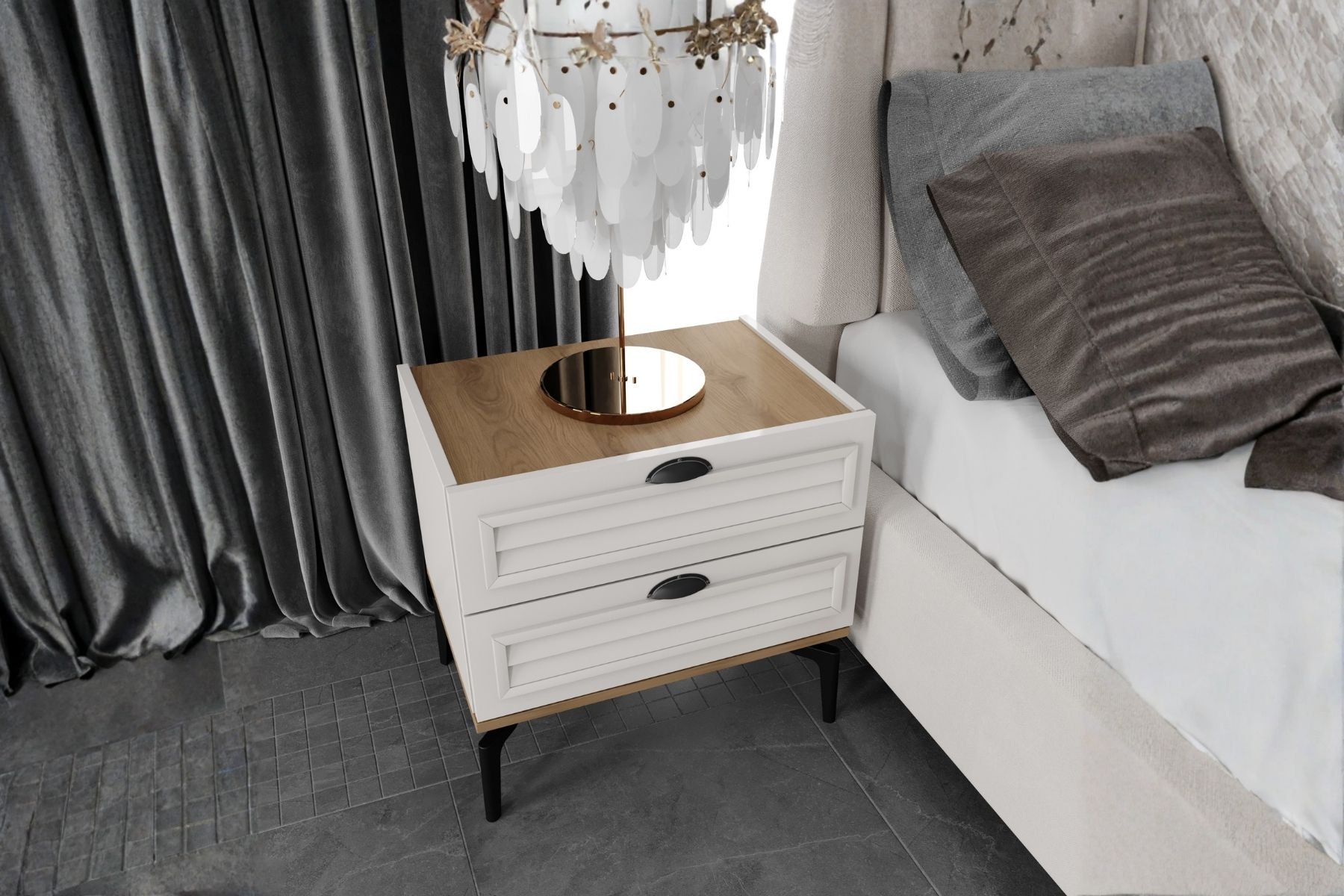 Dras 7 Kapılı Köşe Yatak Odası Takımı