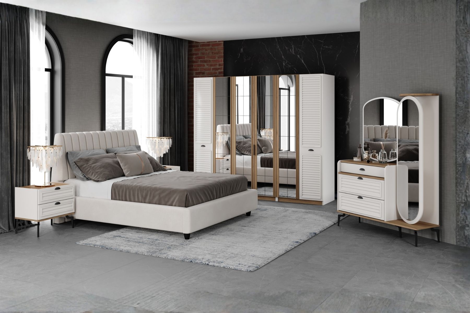 Dras 6 Kapılı Yatak Odası Takımı