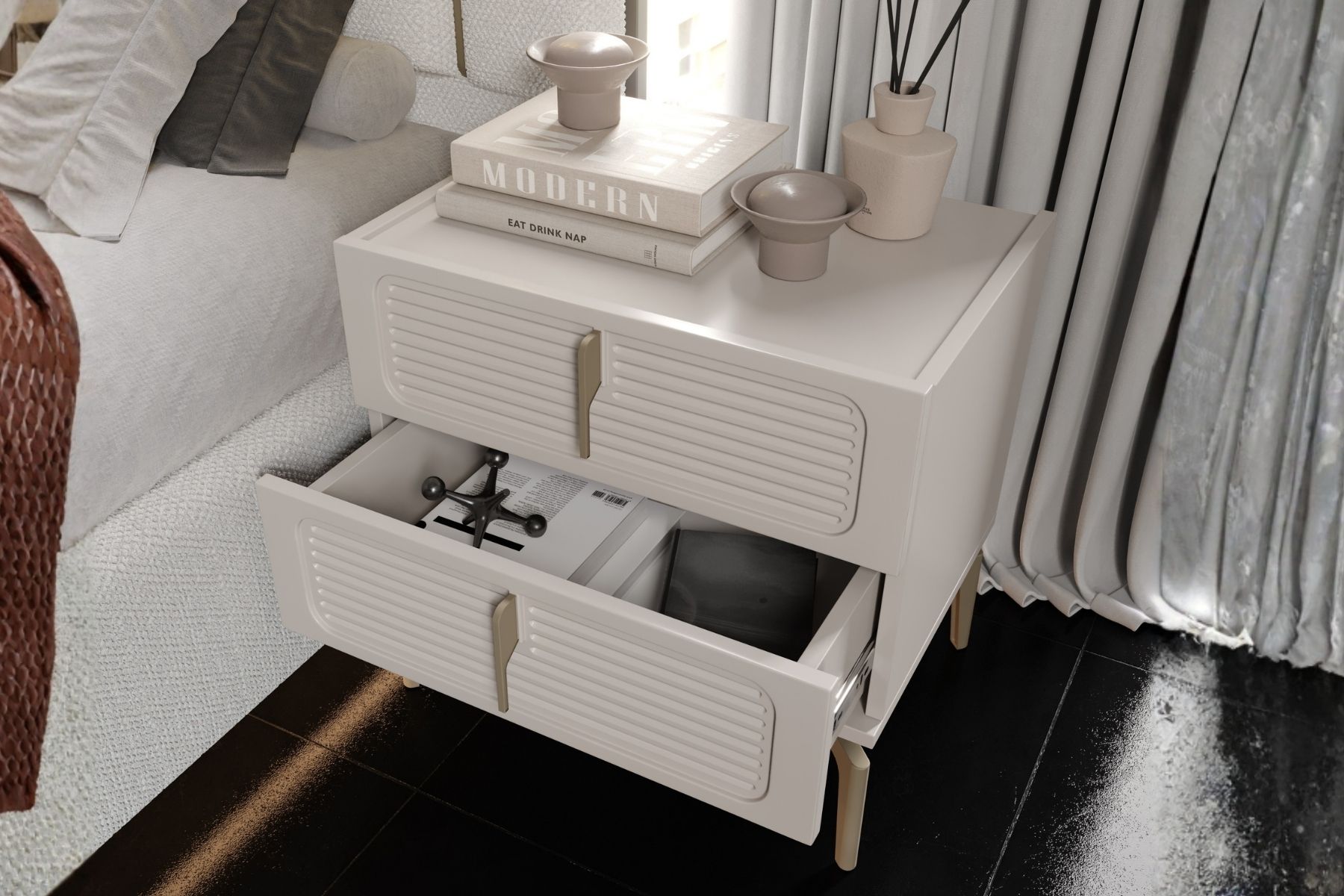 Soul 6 Kapılı Reflekte Camlı Yatak Odası Takımı