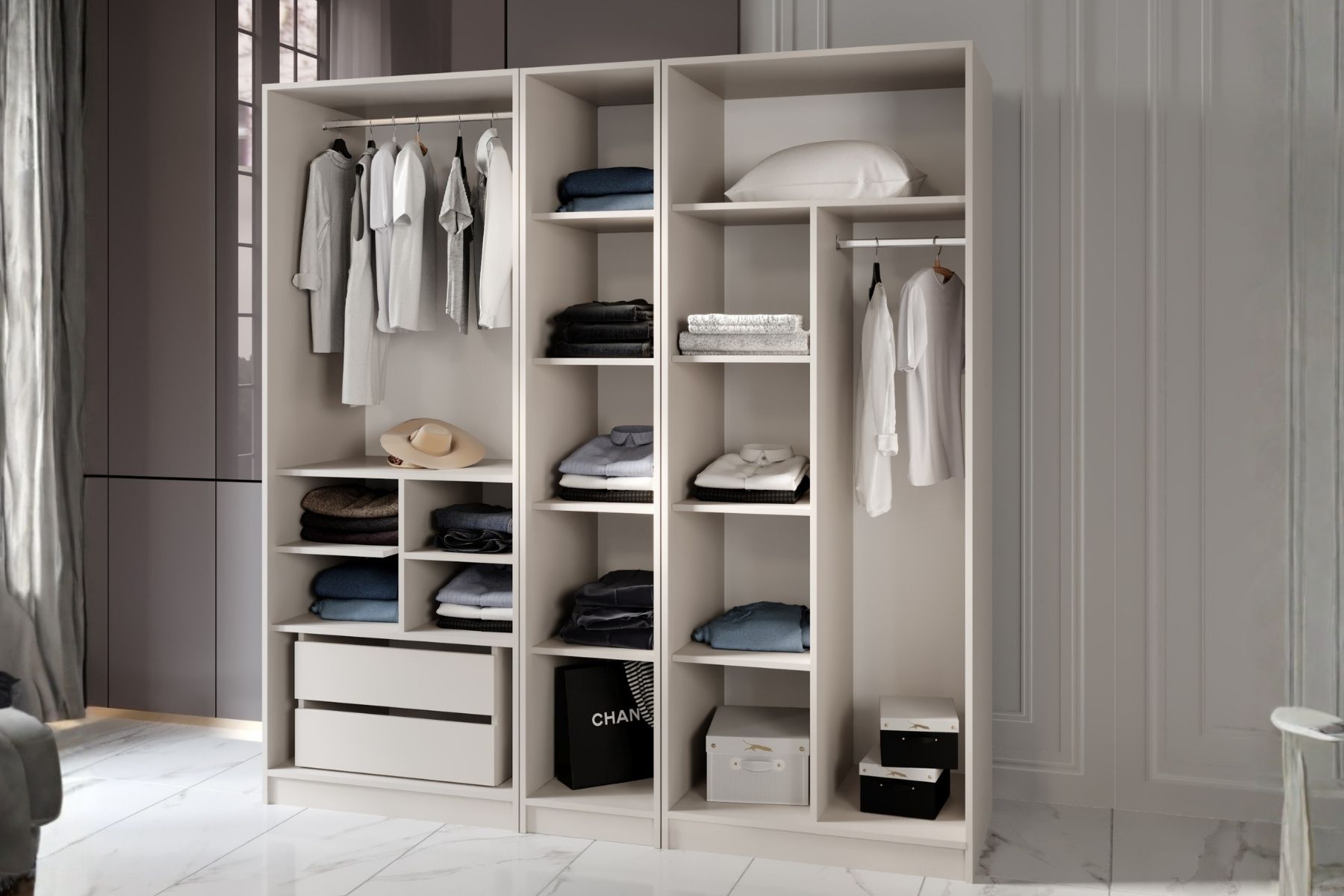 Riwa 5 Kapılı Gardırop 