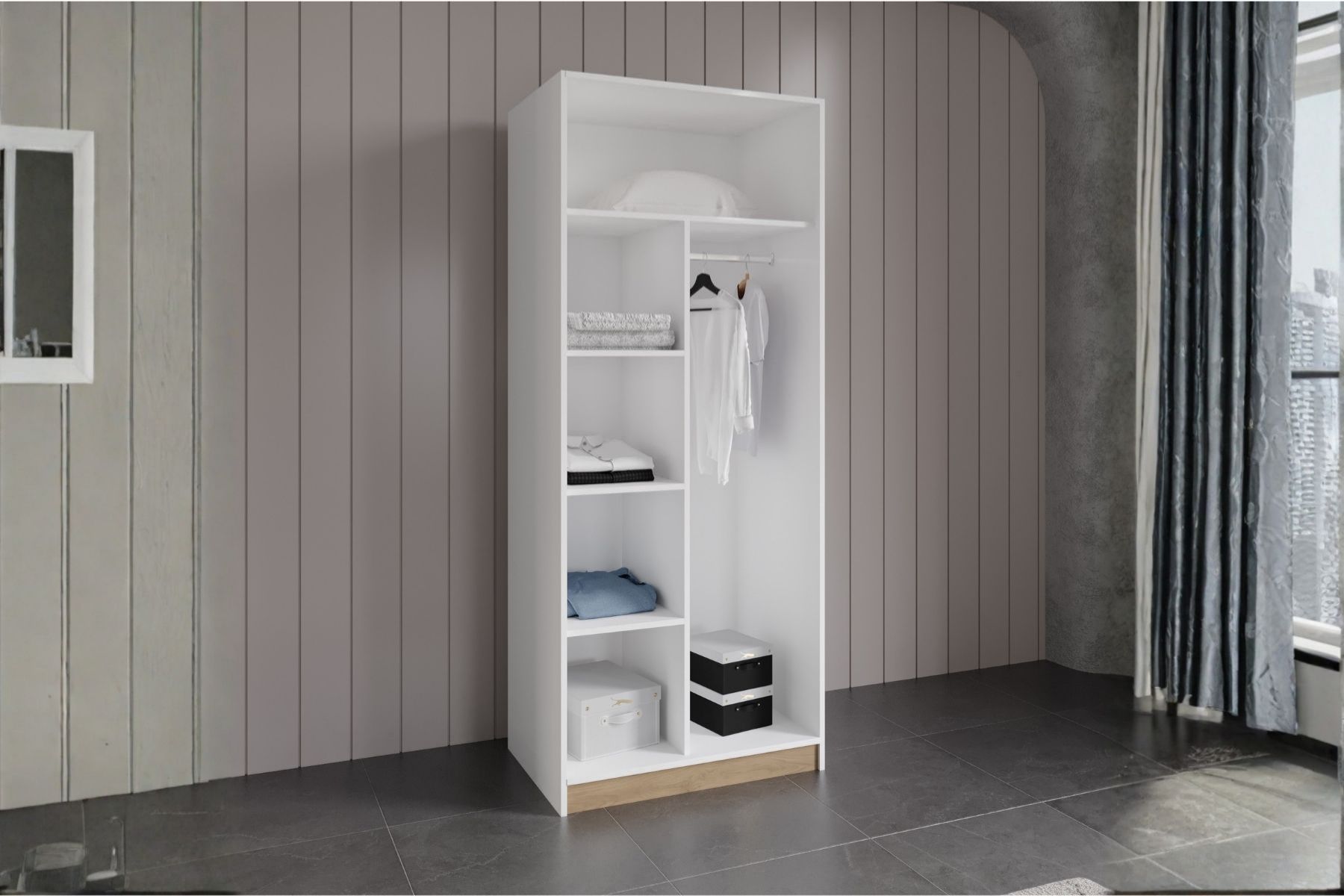 Riwa 9 Kapılı Köşe Gardırop