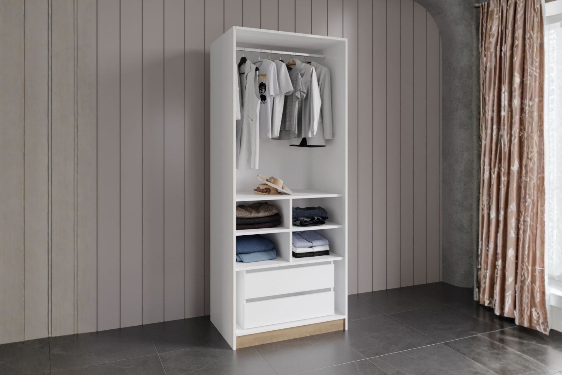 Riwa 9 Kapılı Köşe Gardırop