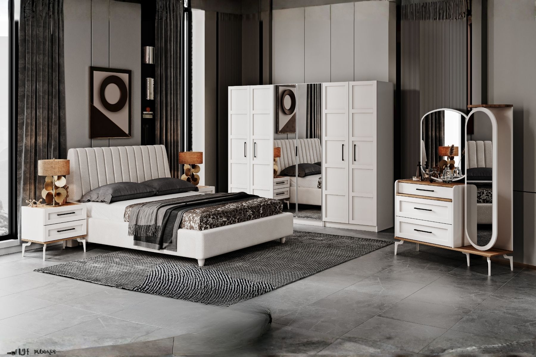 Ronza 6 Kapılı Yatak Odası Takımı