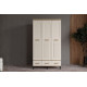 Hima Walnut 3 Kapılı Gardırop