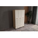 Hima Walnut 3 Kapılı Gardırop
