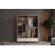 Hima Walnut 4 Aynalı Gardırop