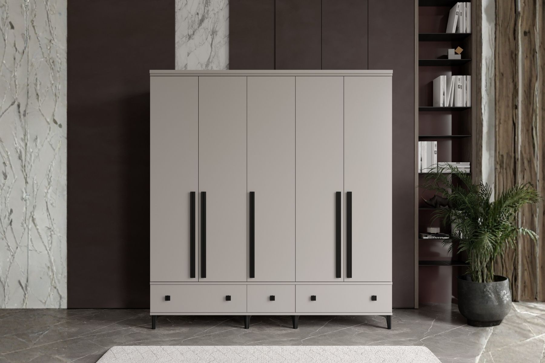 Arona 5 Kapılı Gardırop