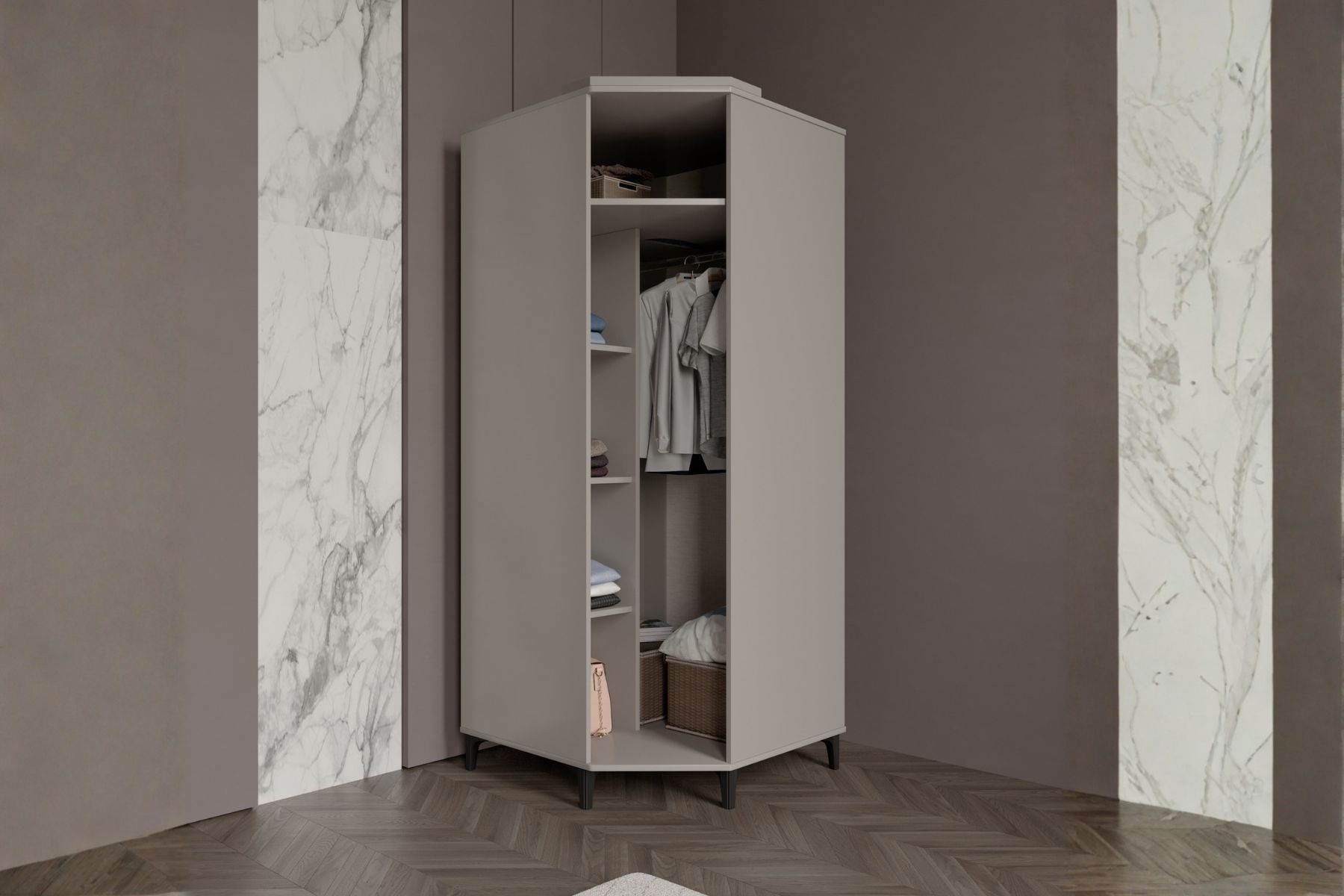 Arona Köşe Gardırop