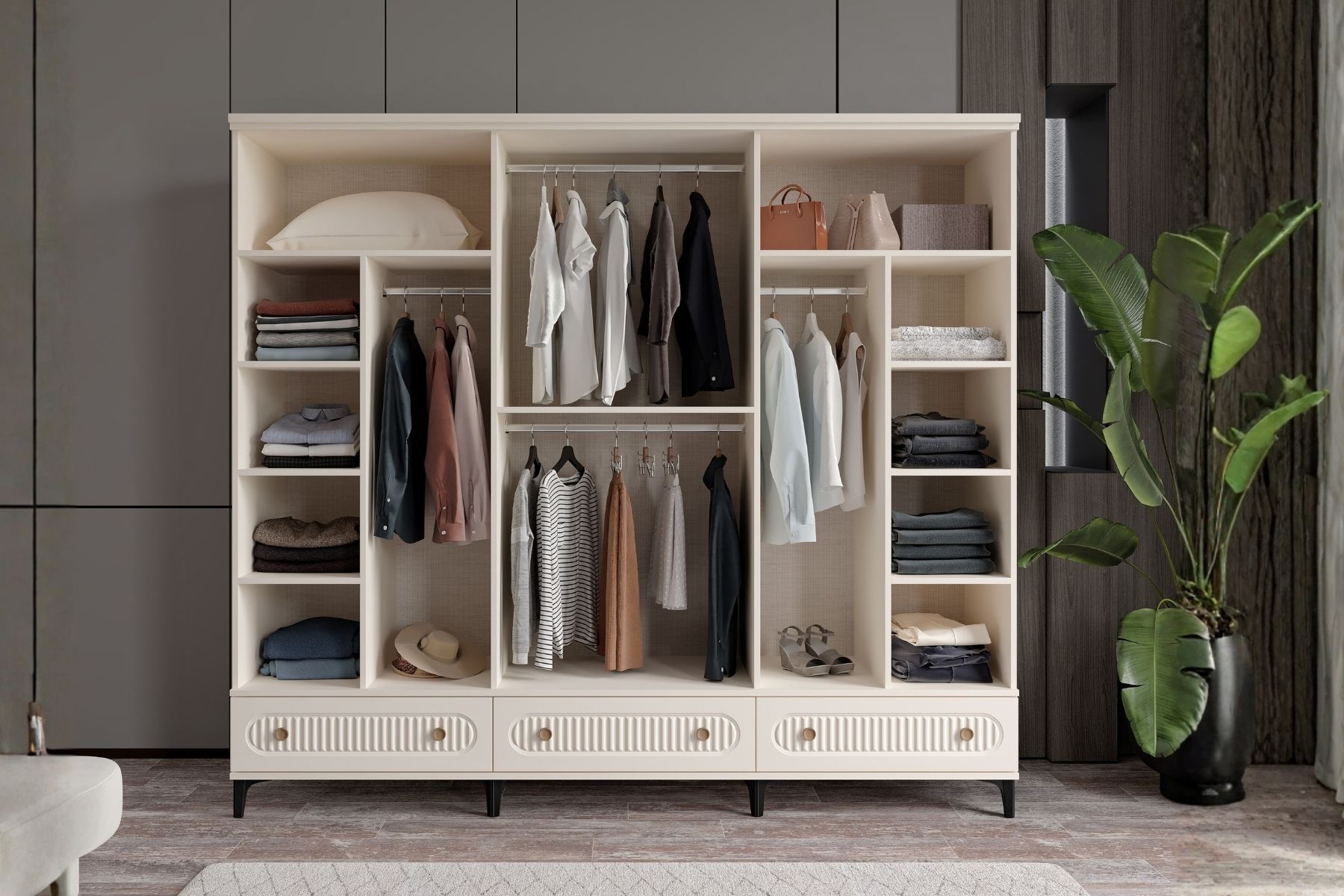 Cast Moon Köşe Gardırop 