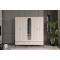 Cast Walnut 5 Kapılı Aynalı Gardırop 