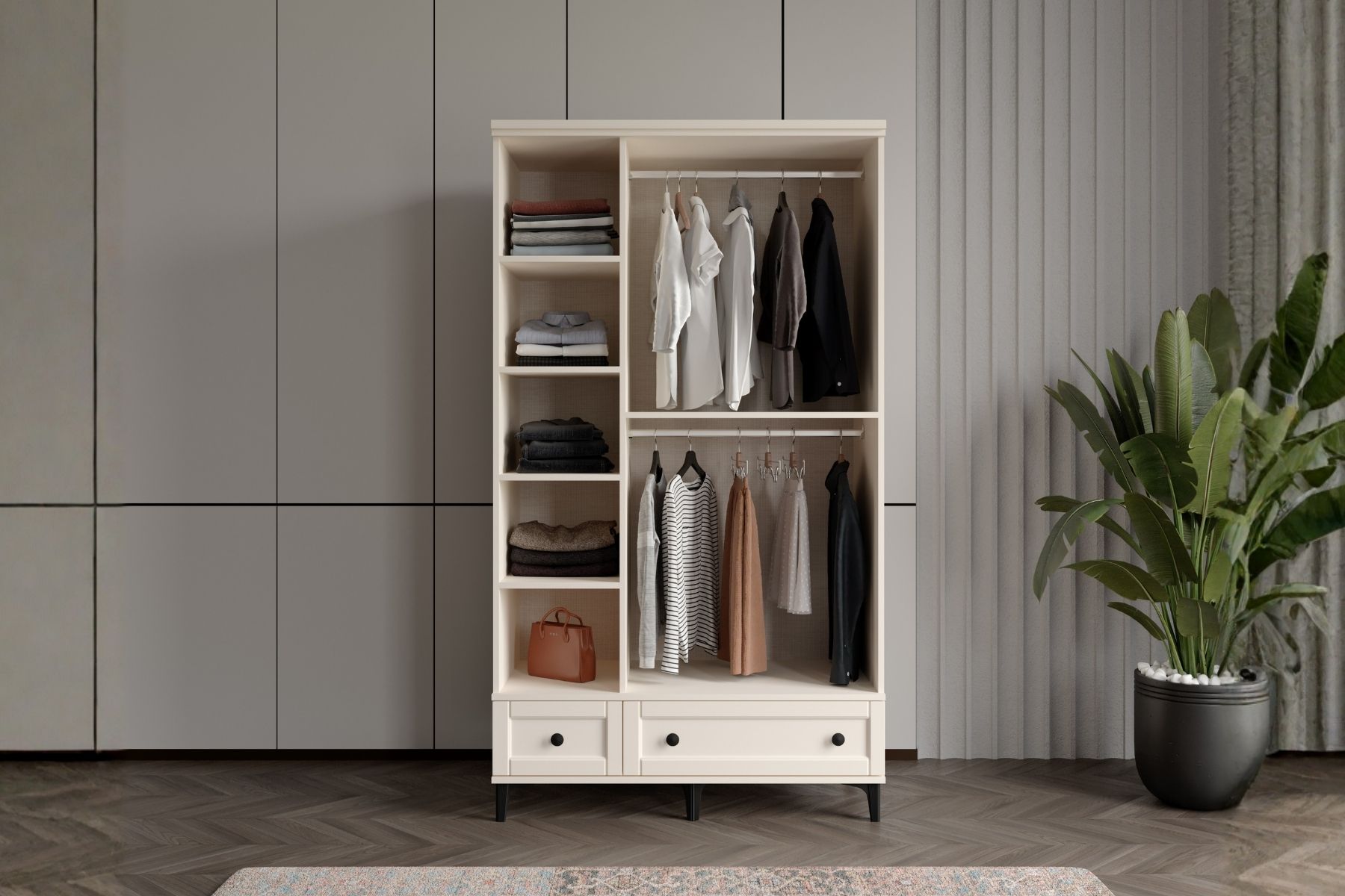 Duns Moon Köşe Gardırop