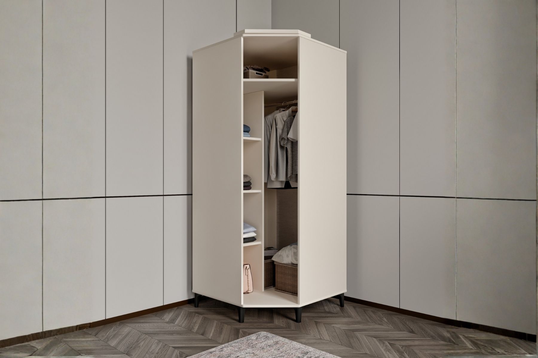 Duns Moon Köşe Gardırop